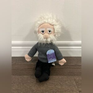 Albert Einstein Plush Toy - Gray and Black